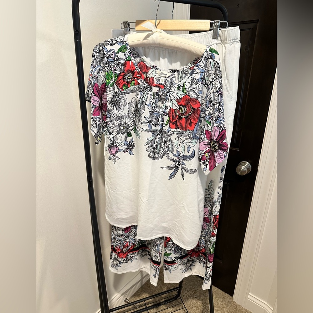 Soma Floral Print Top and bottom